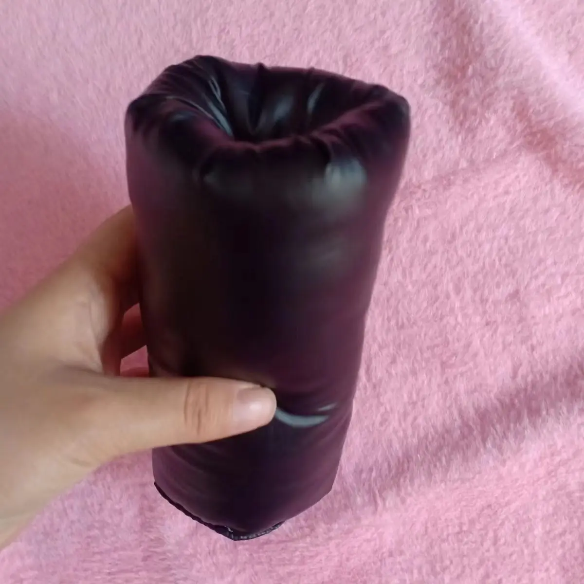 Handmake Man's Cotton Puffy Tube Masturbator Male Pocket Pussy Sexy Message Speical Use Extraction Masturbatory Message