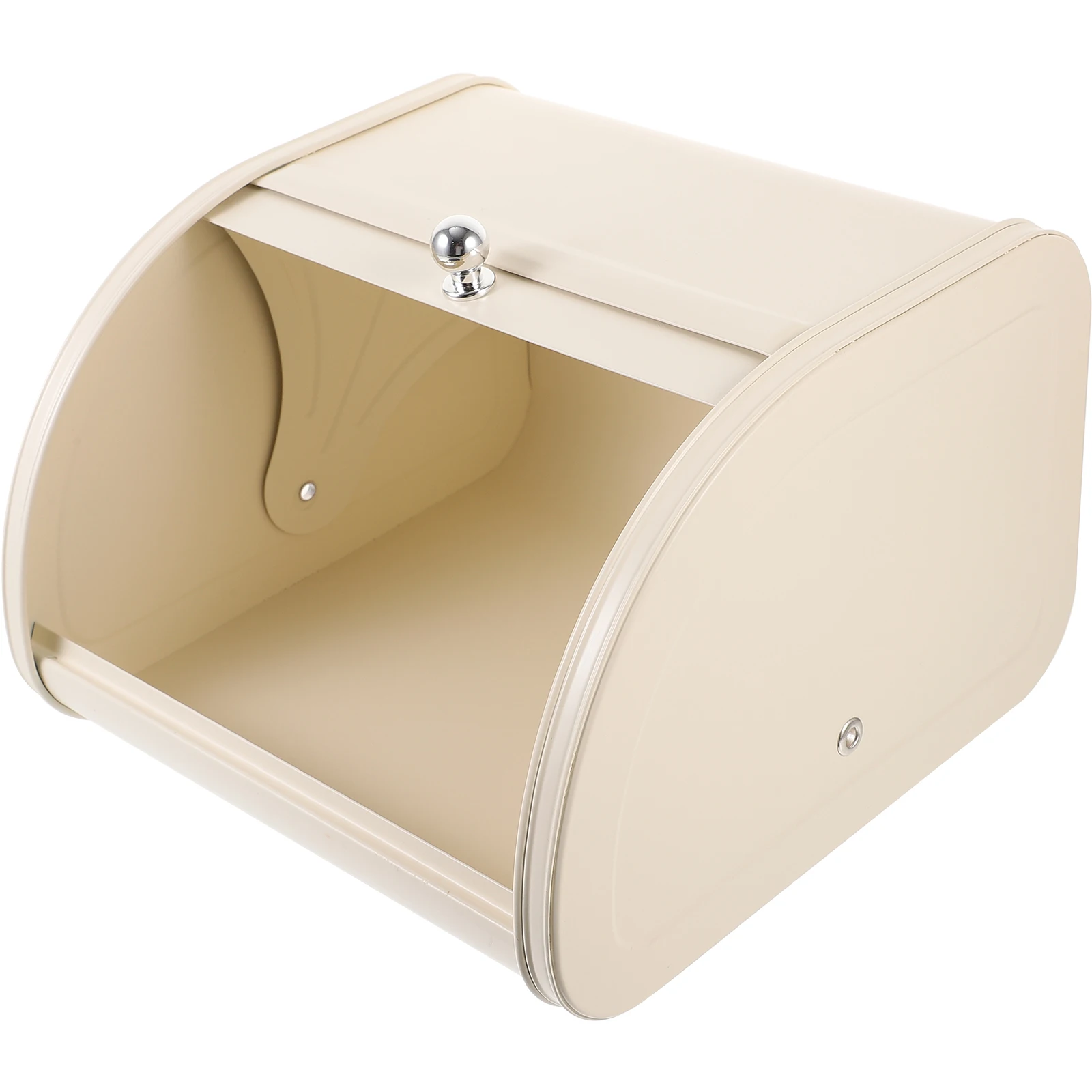 

1pc Bread Box Kitchen Countertop Carbon Steel Storage Container Bread Pantry Organization Baked Goods Metal Bin Counter Boxes