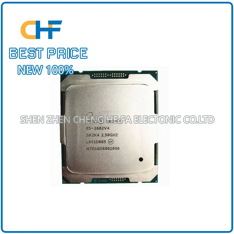 E5 2682v4 16 Core 32 Thread 2.5GHz 120W LGA2011-v3 40MB L3 interface CPU processor E5-2682v4
