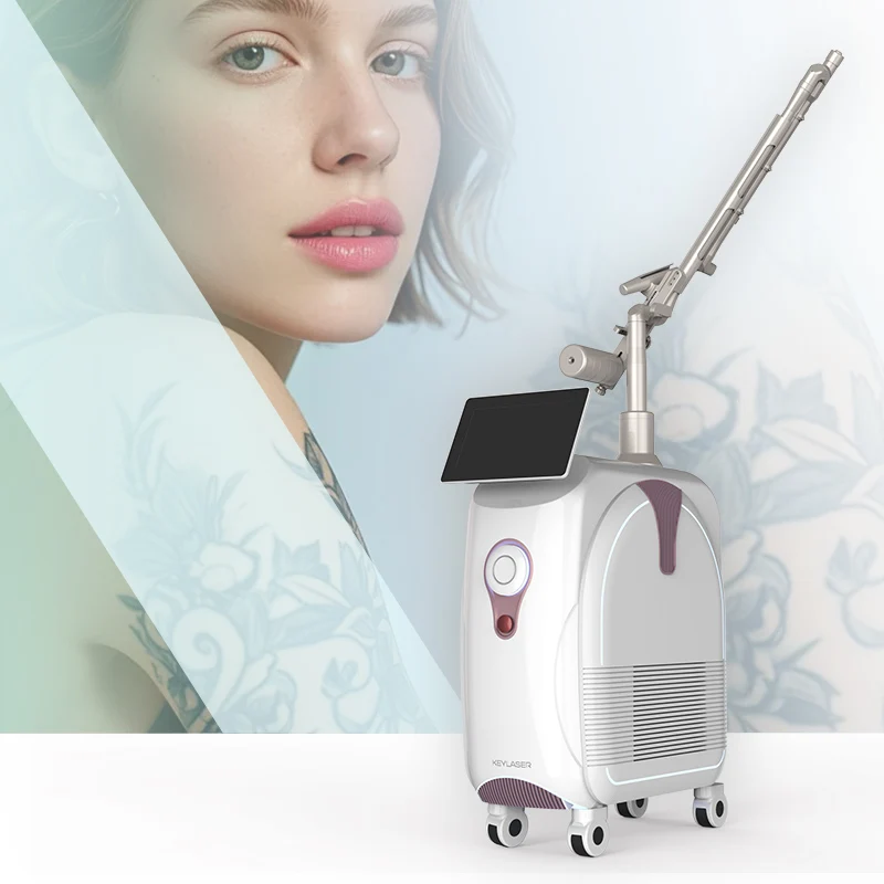 Picosecond Laser Single Lamp Dual Rods 755nm 1064nm 532nm Tattoo Removal Machine