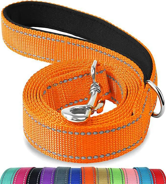 Night Reflection Dog Pet Towing Rope 1.2/1.5/1.8m Guard Rope Pet Walking Training Leash Cats Dogs Harness Collar Lead Strap