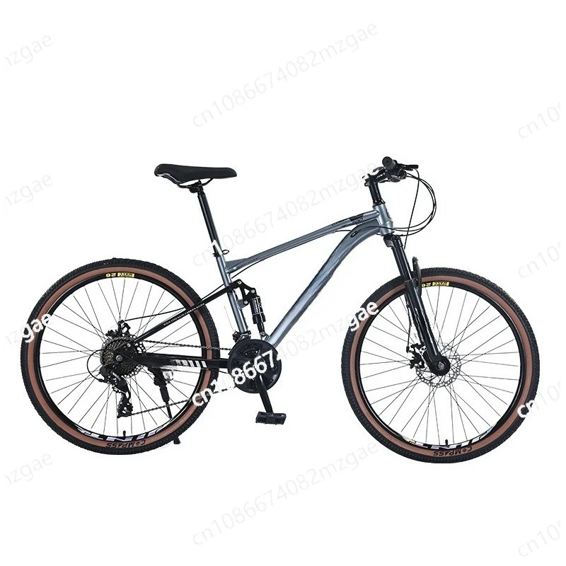 

Downhill mountain bike soft tail bicycle adult double shock absorption off-road brush stairs action disc brake bicycle