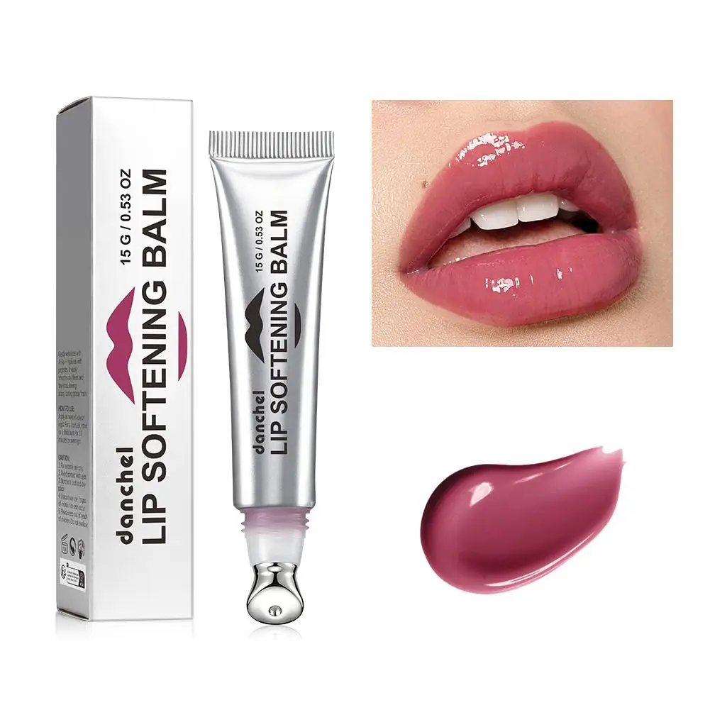 Precision Cooling Metal Applicator Lip Softening Balm Deep Nourishing Clear Plumping Lip Glaze Reduces Lip Lines Brand Lip Gloss