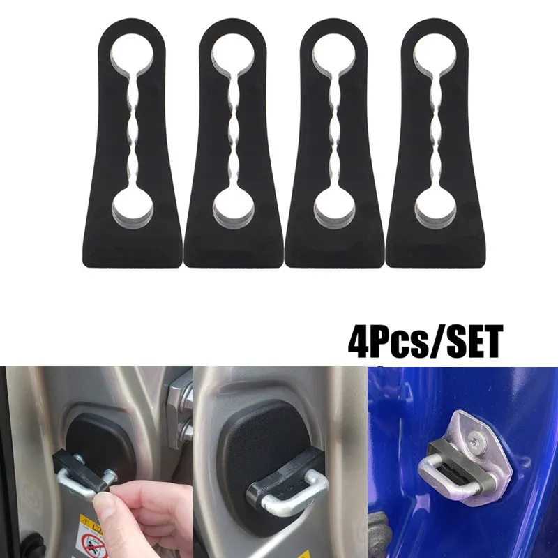 4X Car Sound Deadener Damper Door Lock Buffer Deadening Damping For Nissan X-Trail T31 T32 2007 - 2022 Replacement Accessories