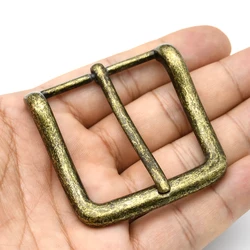 1piece 40mm Belt Buckle Antique Bronze Pin Buckle Metal Men's Casual Waistband Head Leather Craft Belt Parts Accessories
