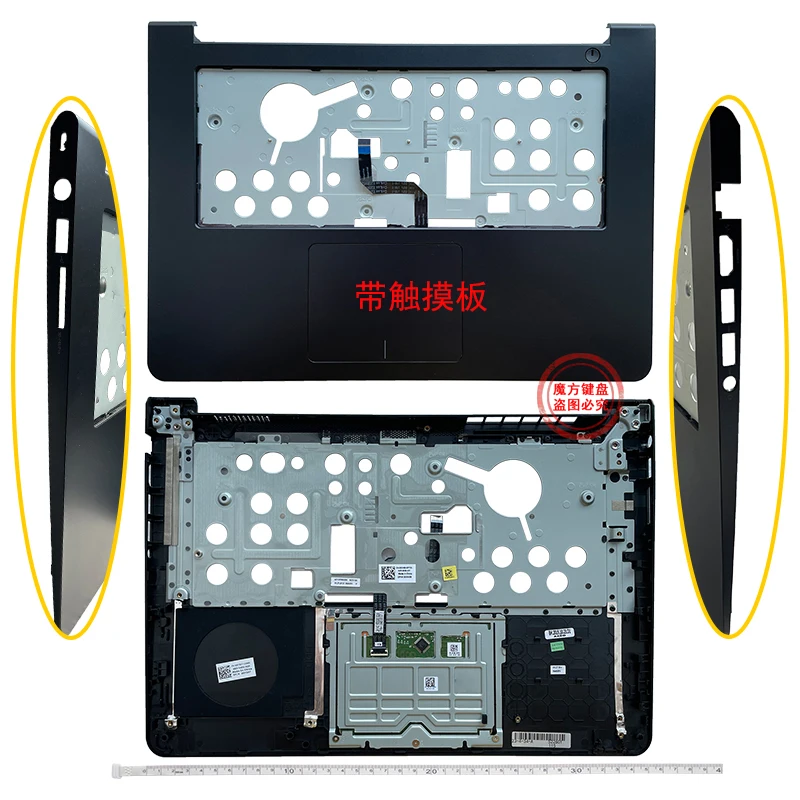 

Used case For Dell Inspiron 14 5000 5447 5445 5448 5457 5442 5443 P49G Palmrest Upper cover bottom base case LOWER topcase