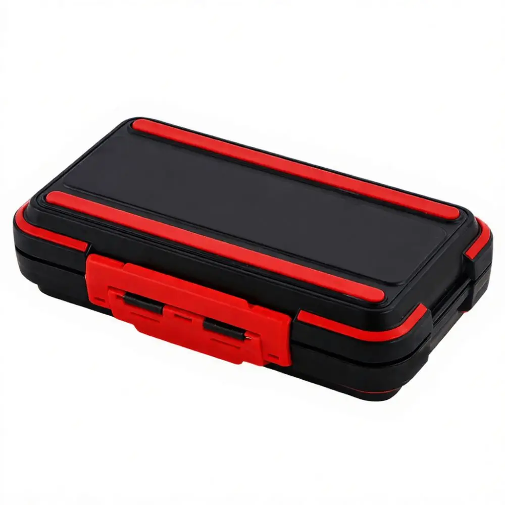 Compact Fishing Gear Organizer For Lure Hook Bait Storage Box Durable Tackle Case Utility Container Plastic Tool Tray