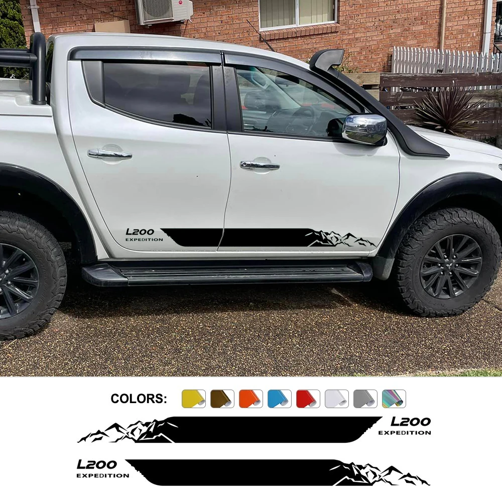 

Car Mountain Styling Stickers For Mitsubishi Triton L200 Barbarian Truck Graphics Decor Decal Pickup Vinyl Auto Accessories