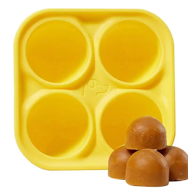 Dog Treat Tray Mold Frozen Pet Treat Tray Dog Treat Molds Puppy Mold For Reusable Heat Resistant Dishwasher Safe Chocolate Mold