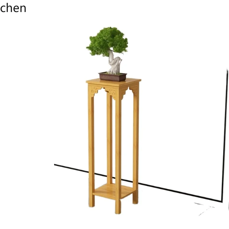 LXC Flower Stand Balcony Floor-standing Decorative Solid Wood Multi-layer Window Sill Succulent Flower Pot Rack