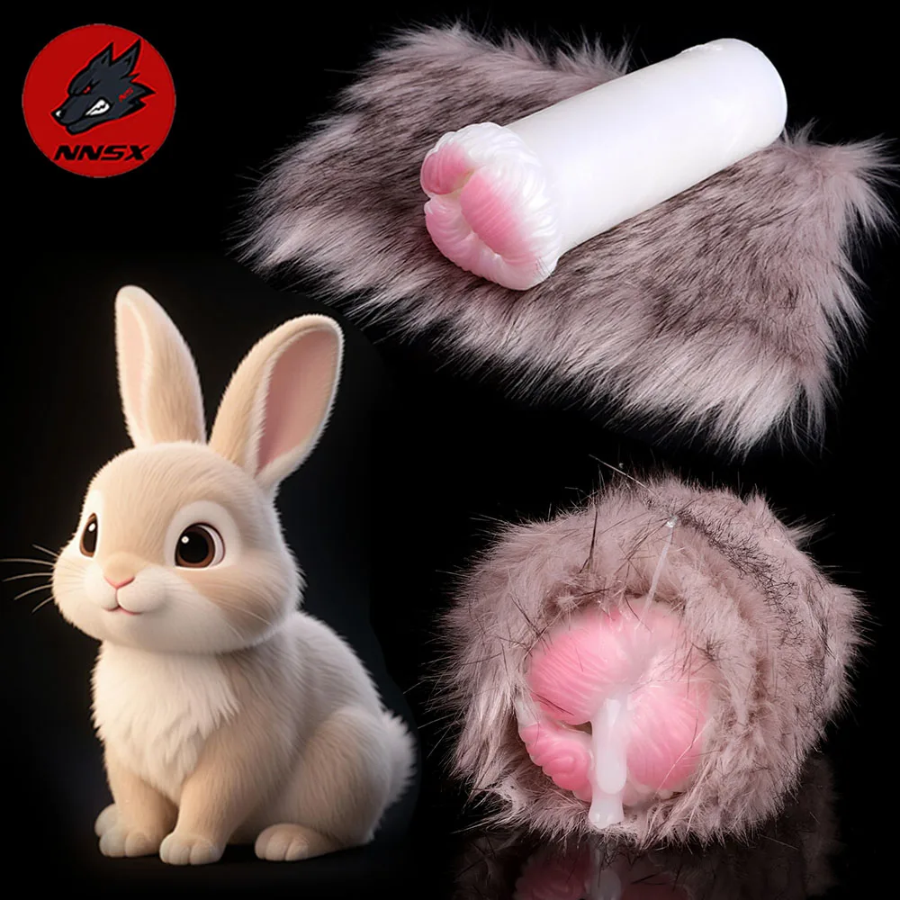 NNSX Onahole Plush Male Masturbator Soft Silicone Poket Pussy Aircraft Cup Penis Exercise Realistic Vagina Adult Sex Toy for Men