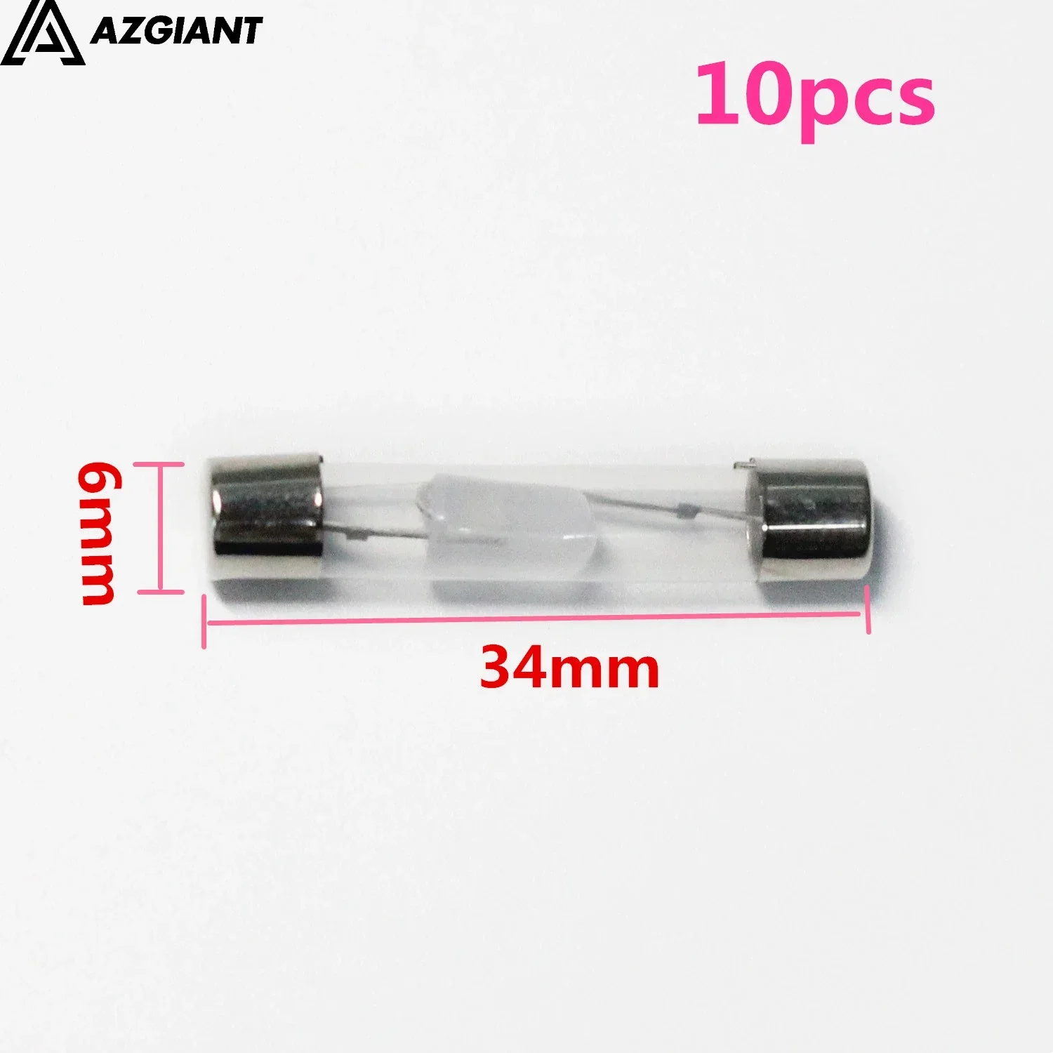 10 pçs/lote 6*34mm 6.2*25.5mm lâmpada para circuito de carro testador dc 6v 12v 24v tensão auto veículo medidor teste luz caneta medição