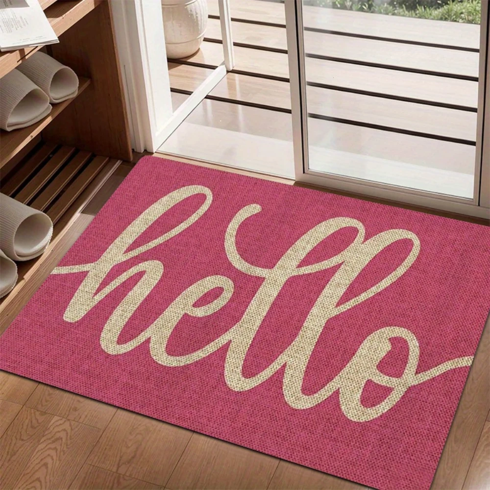 Funny It's A Contact Sport Slogan Print Mat front hall interior floor decor household entrance stylish floor decoration
