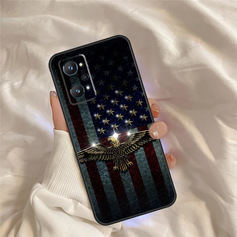 الولايات المتحدة الأمريكية العلم النسر الحال بالنسبة Realme C71 C55 C67 C51 C75 C63 C61 C65 C53 C35 10 11 12 13 14 Pro Plus GT6 GT7 Pro
