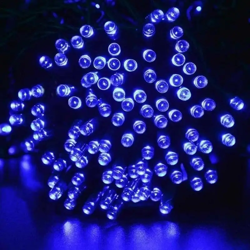 Christmas Solar String Lights Bright Christmas Solar Operated Fairy String Lights Decorative Christmas String Light With 8 Modes