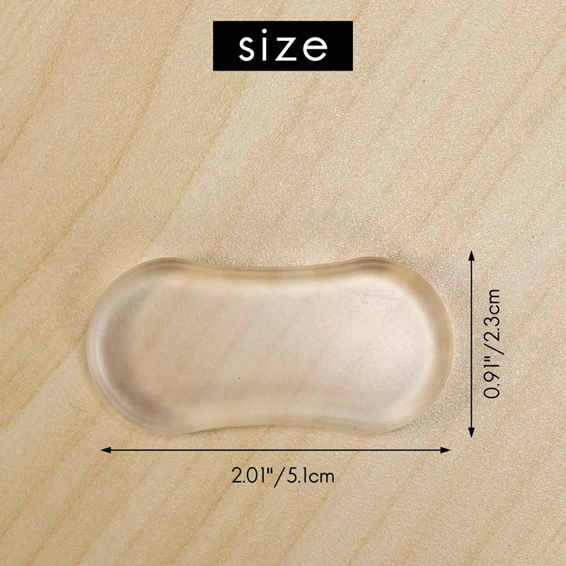 A33Z-Toilet Seat Bumper Replacement Kit, Suitable For Bidet, Universal And Silent Anti-Collision Transparent Sticker