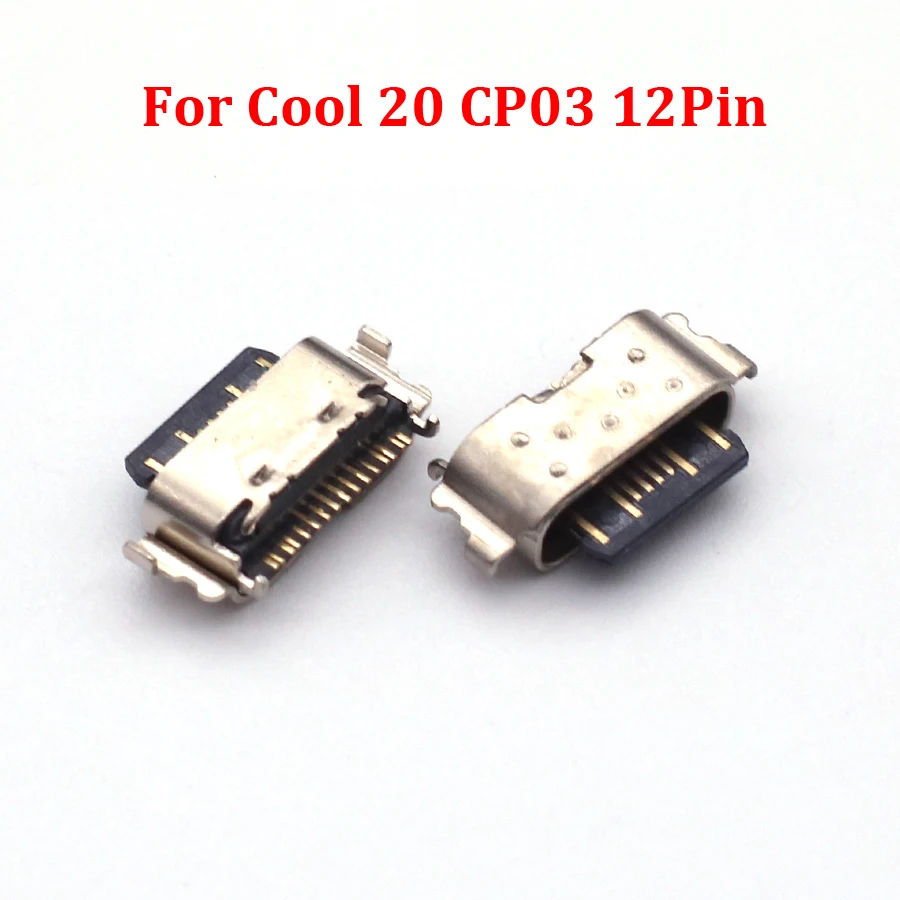 1-100Pcs New Type C USB C Charging Port Socket Connector USB Jack For CoolPad Cool 20 CP03 12Pin