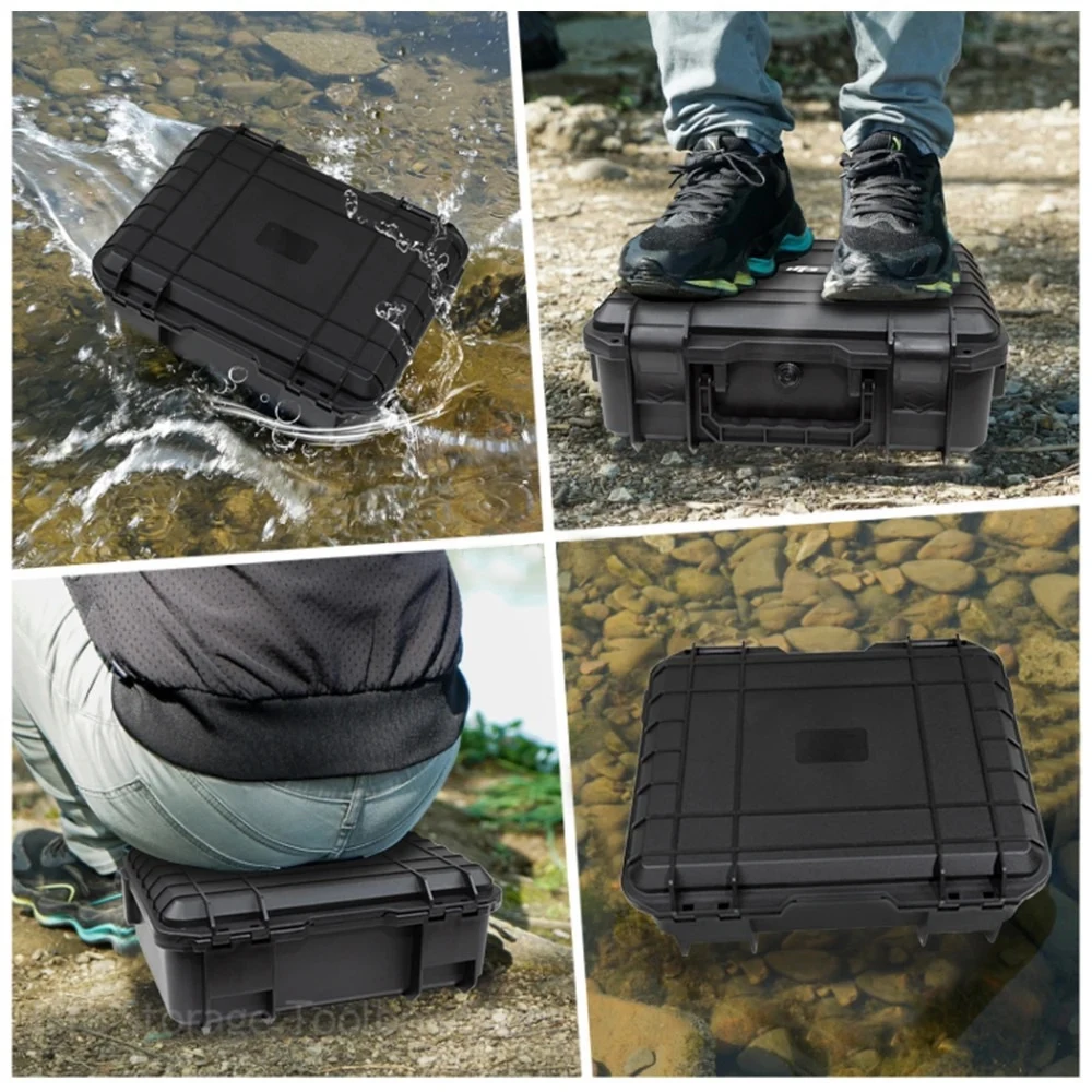 Tool box With Anti-shock Foam Hard Case Waterproof Safety Protector Box Organizer Hardware Tool Case Equipment Instrument Box