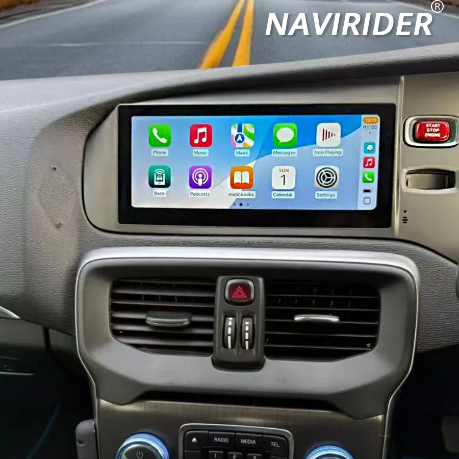 256GB Android15 Radio For VOLVO V40 2011 2018 Right Hand Driving 8.8