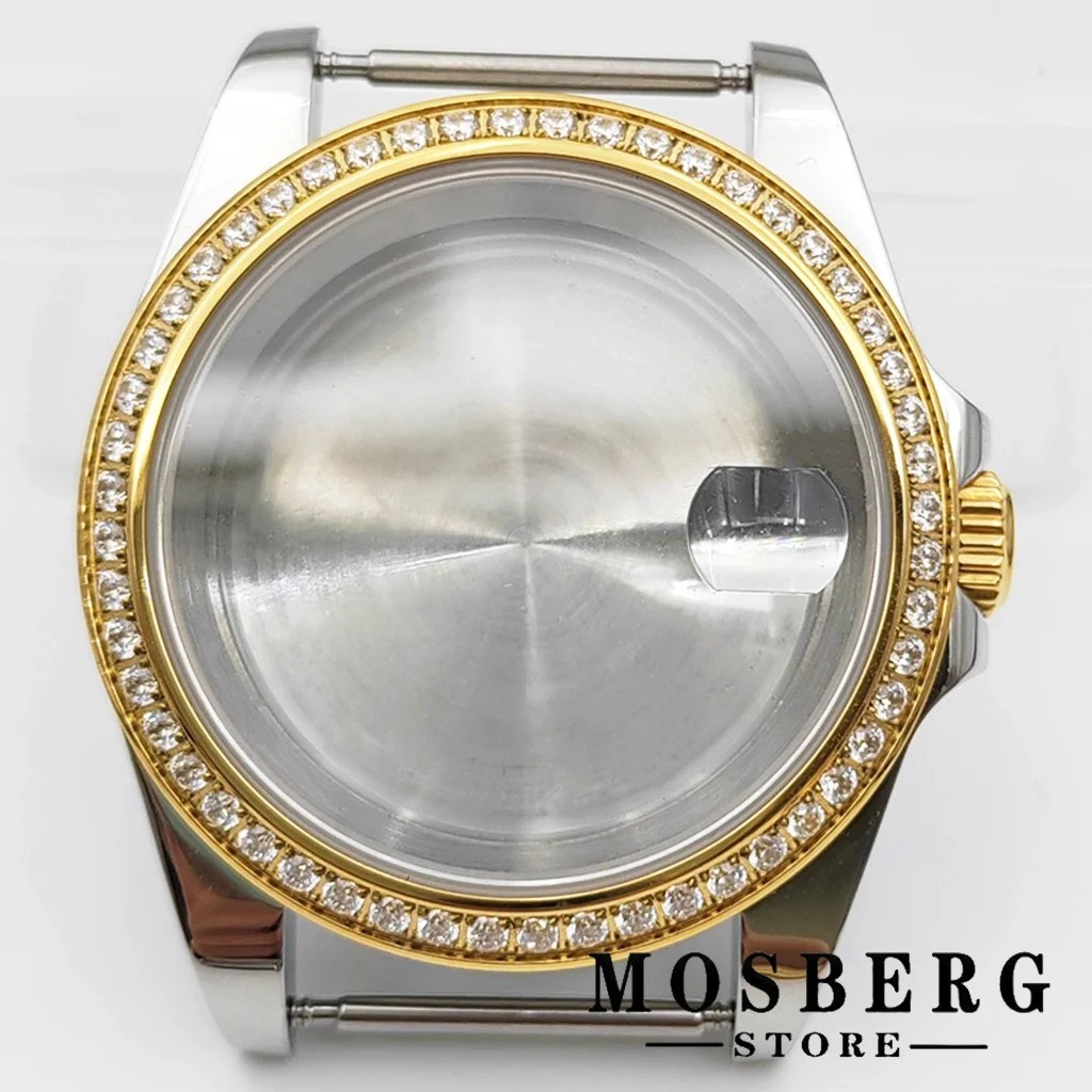 

Корпус часов 36 мм 39 мм, серебро/золото, сапфировое стекло для NH35 NH36 ETA2824 PT5000, автоматический механизм