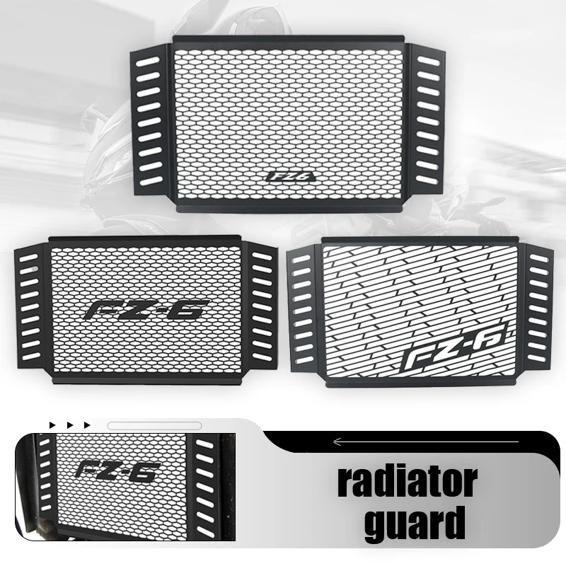 

For Yamaha FZ6 FAZER FZ 6 FAZER 2007 2008 2009 2010 FZ6 N/S/S2 Fazer 2004-2006 Radiator Grille Guard Cover Protector Motorcycle