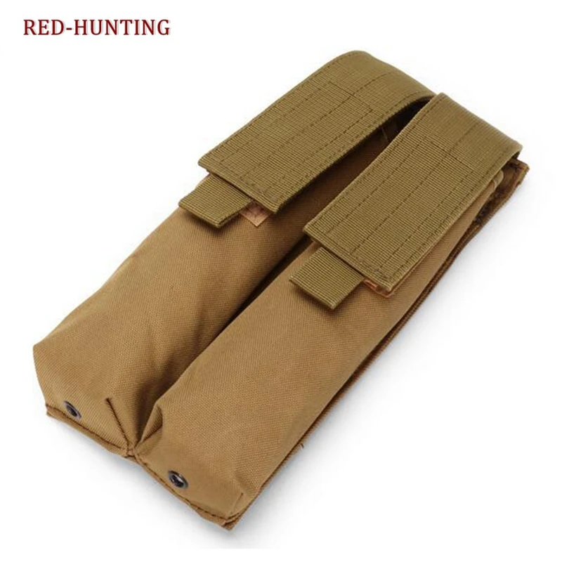 Tactical Multifunction MOLLE P90 Magazine Pouch Double Stack Ammo Bag Mag Carrier Portable Utility Mag Case for Outdoor Hunting