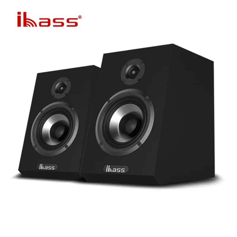 Ibass M600 50W High Power 2.0 Wooden 4 Ohm Passive Bookshelf Speaker Needs To Be Equipped With Amplifier Home Theater Audio