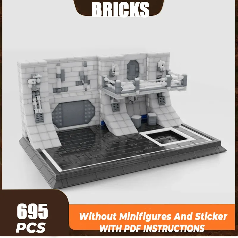 Star Movie Model Moc Building Bricks Space Military Hangar Technology Modular Blocks Gifts Christmas Toys DIY Sets Assembly