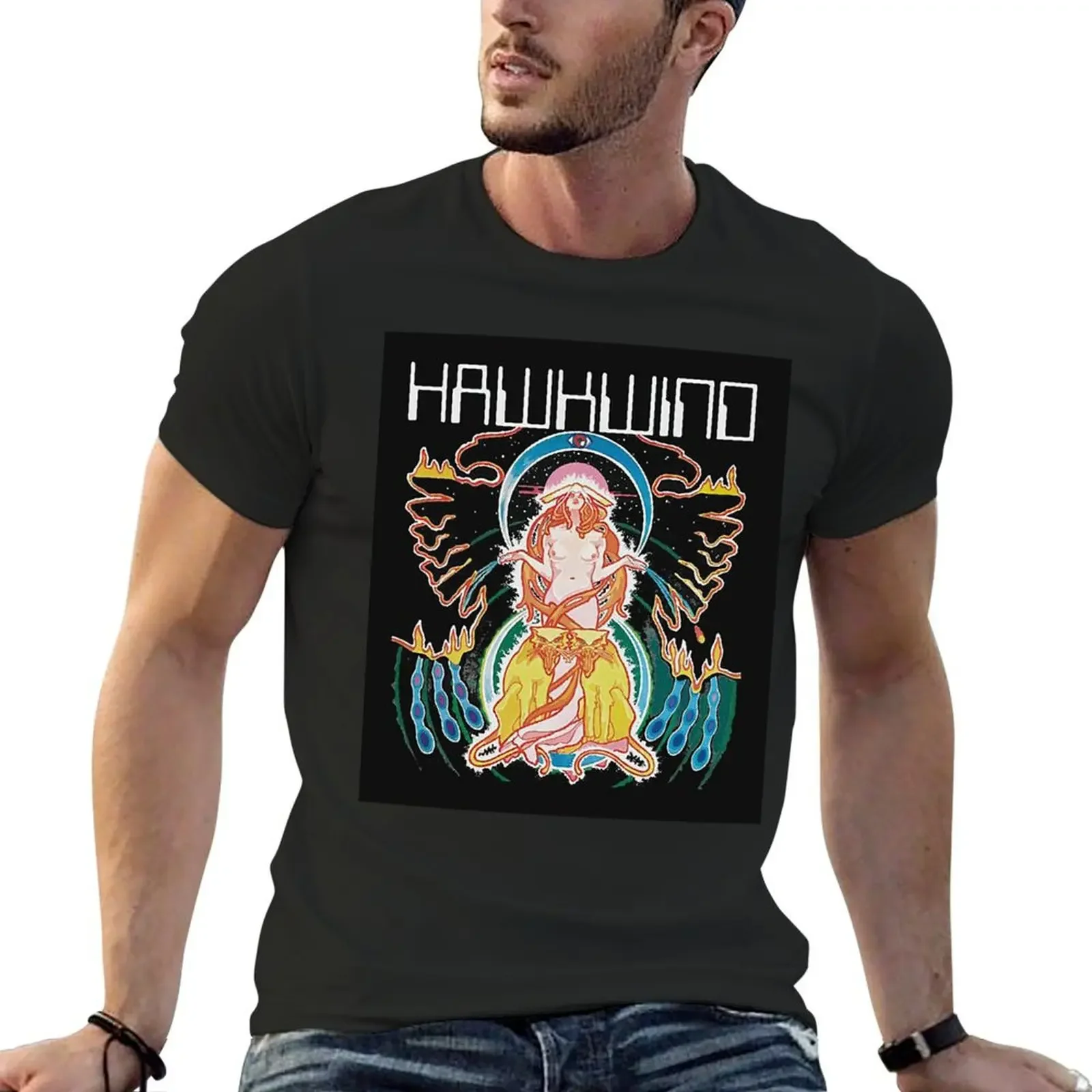 

hawkwind-logo T-Shirt kawaii clothes oversized graphic tee vintage clothes new edition shirts men graphic