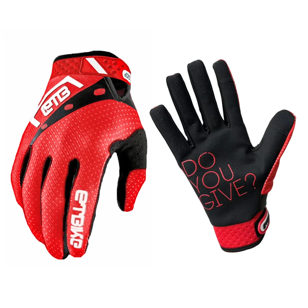 ETBIKE Reithandschuhe, Motorrad-Outdoor-Sport im Gelände, MX-Handschuhe MTB DH, Touchscreen-Unterstützung