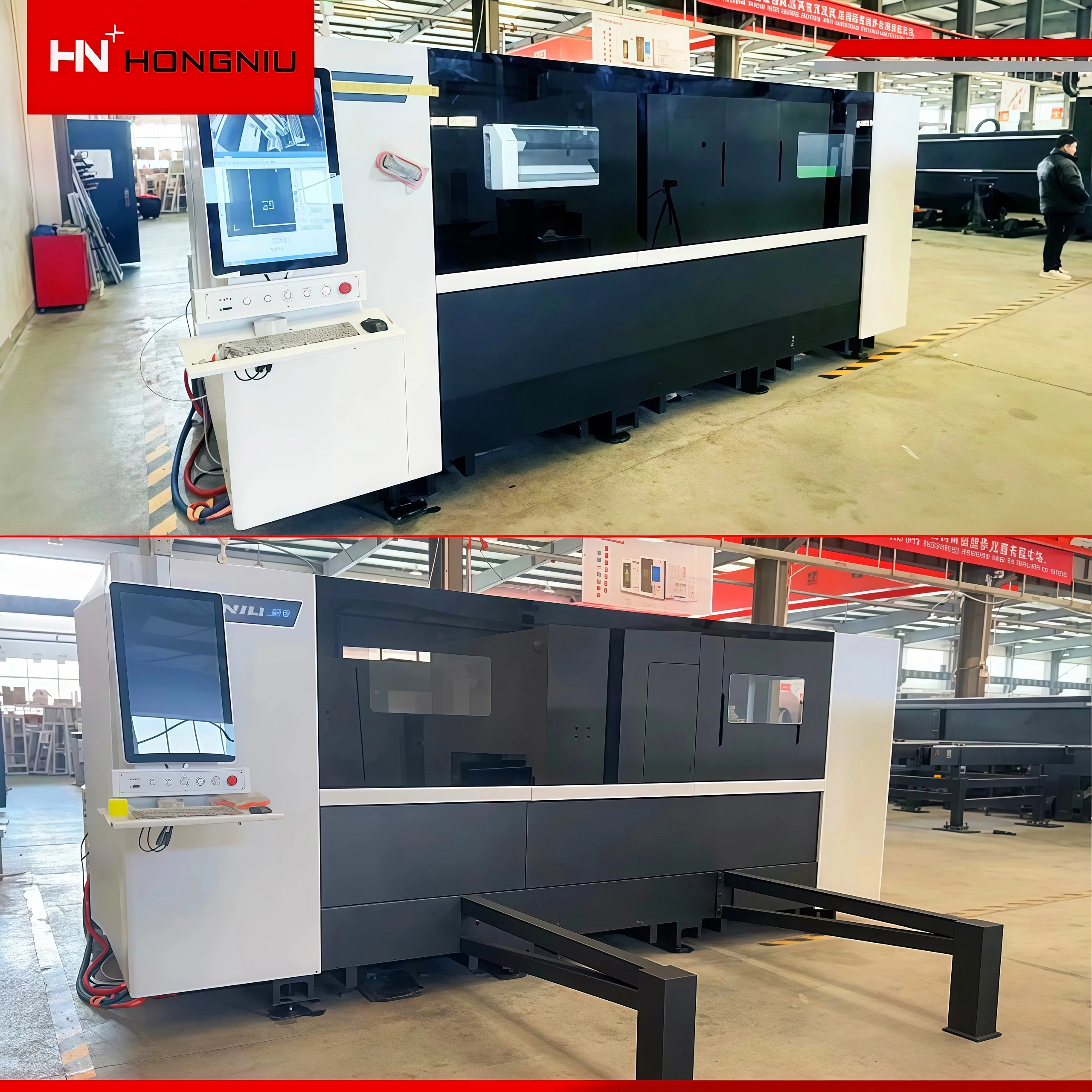 Precision CNC Fully Enveloped Fiber Laser Cutting Equipment for Steel Aluminum Copper Sheets