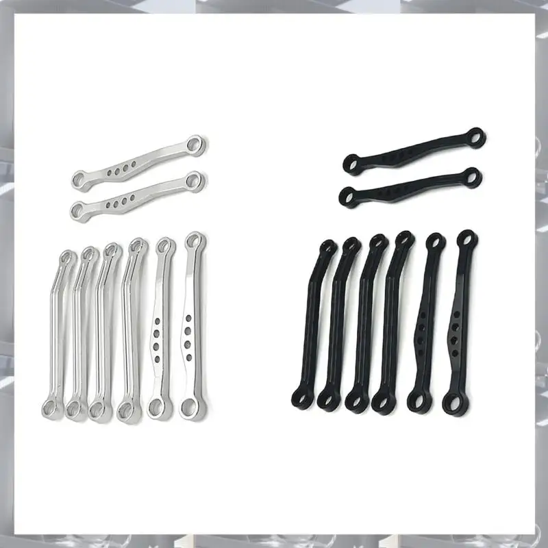 A84F-RC Car Upgrade Front & Rear Fixed Rod Kit For WPL 1/16 C64 RC Car Upgrade Parts