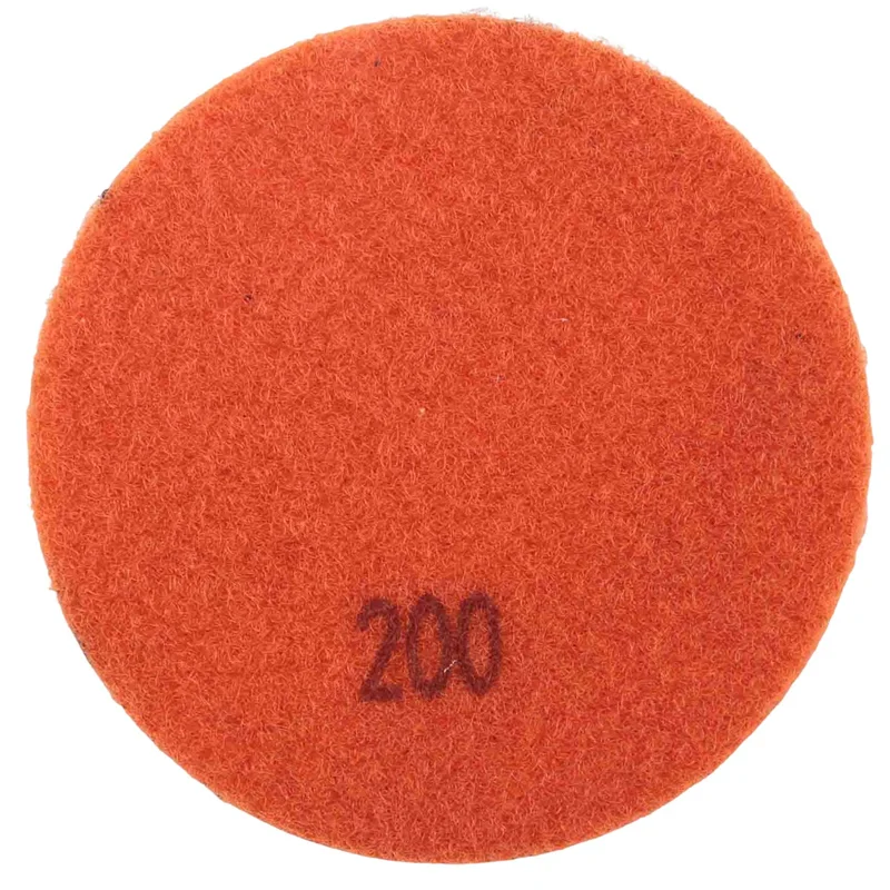 6 шт. алмазные подушечки для полировки пола, смоляная связь, терраццо, диаметр пола 4 дюйма-B61B