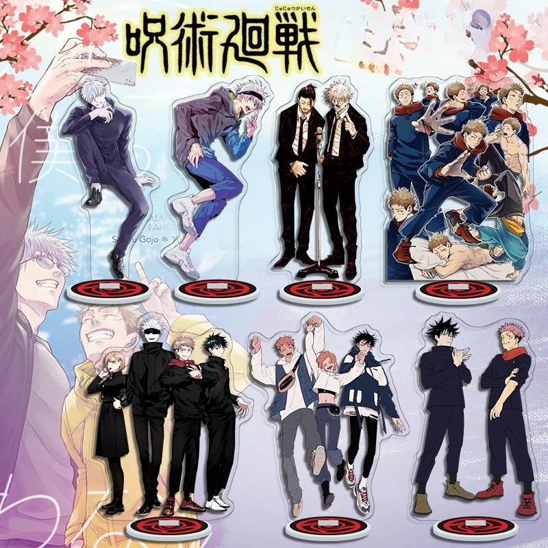 

16 CM Jujutsu Japanese Anime Peripherals Gojo Satoru/Fushiguro Megumi Acrylic Stand Collectible Desk Ornamnets Creative Gifts