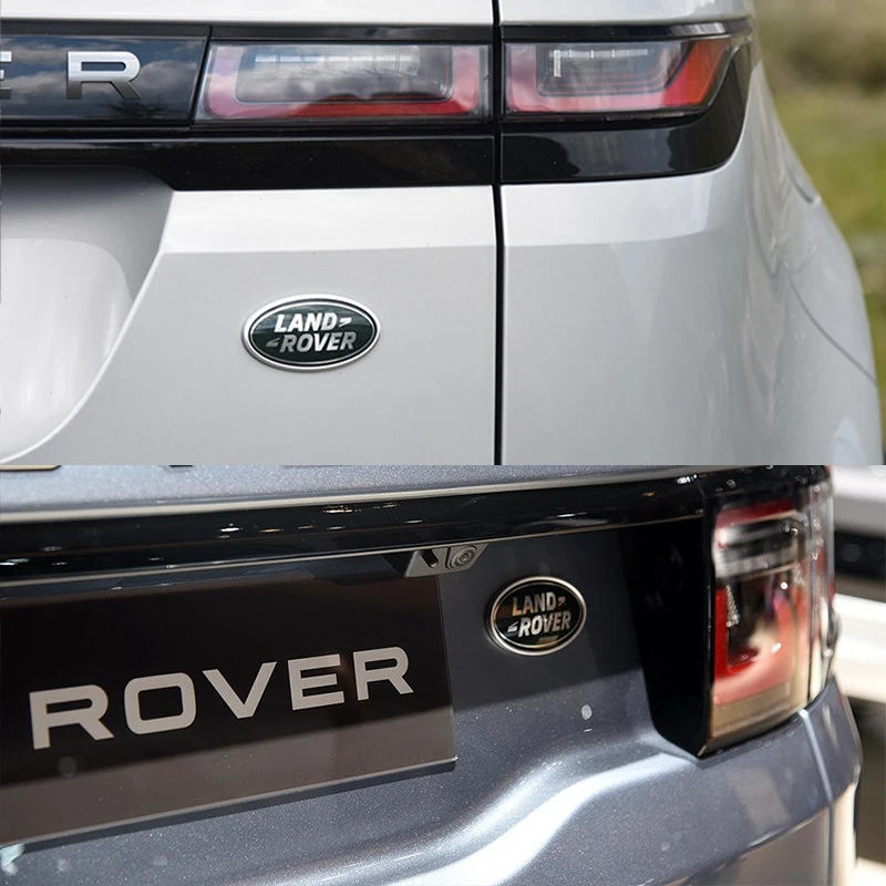 3D Car Front and rear Emblem Badge Sticker For Land rover SVR Discovery Velar Evoque Freelander Range Rover L322 car accessories