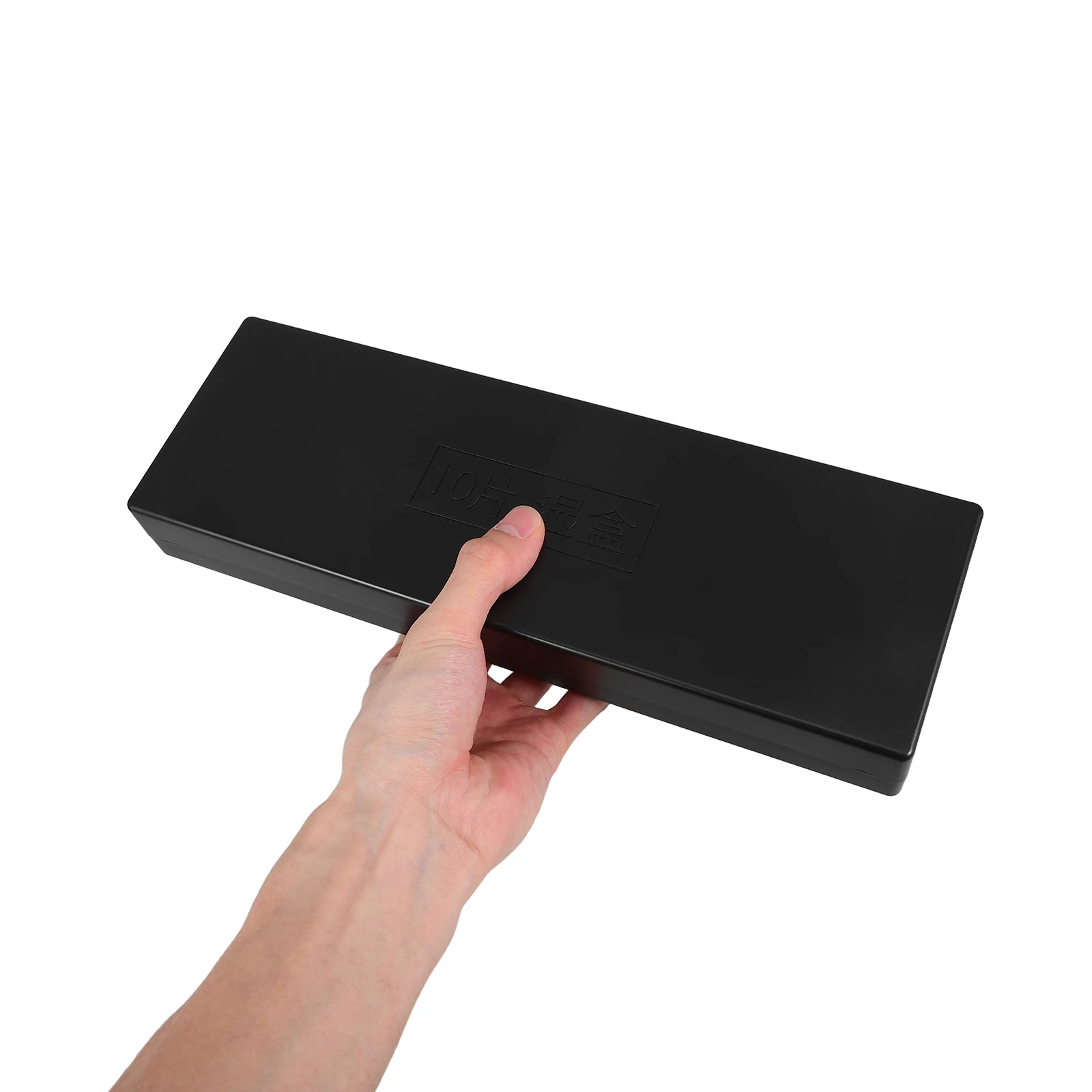 

10 Slide Boxes Transparent Microscope Storage Case Large Capacity Humidity Protection Lab Equipment Plastic Organizer