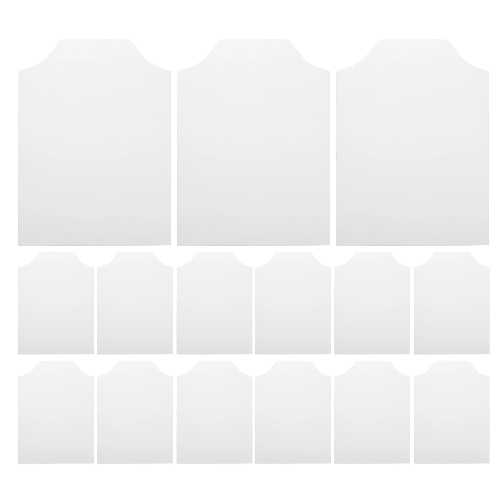 

100Pcs 22x30cm White Cardboard Shirt Inserts T Shirts Folding Form Reliable Quality DIY Craft Packaging Shirt Inserts