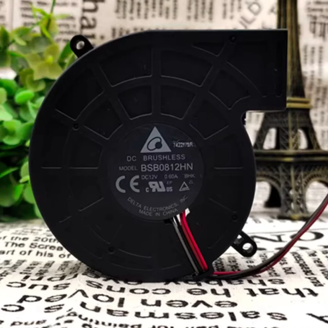

DELTA BSB0812HN 12V 0.6A 8028 4-Wire PWM Temperature-Controlled Turbine Projector Cooling Fan