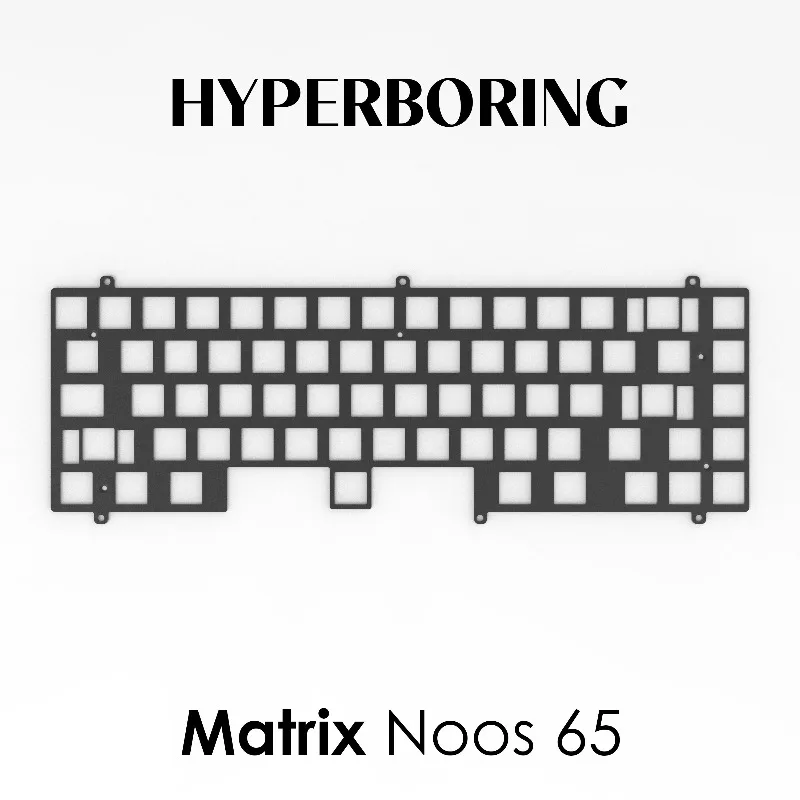 Matrix Noos 65 Keyboard Positioning Board Customization PC/PP/PEI/Aluminum E-sports Game Mechanical Keyboard Accessories Gifts