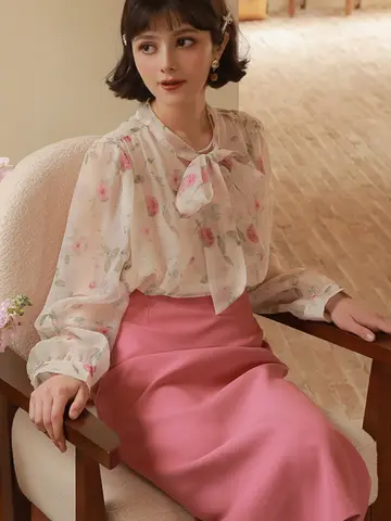 8 best sales romantisk blus - №2