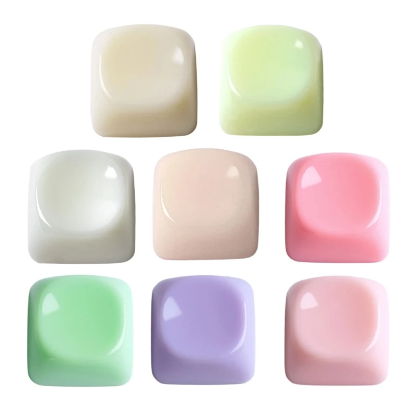 K32C Board Detail Keycap Collection with Jelly‌ Color Clear Keycaps, Rounded 1U Accent Covers for Mechanical Keyboard Layouts