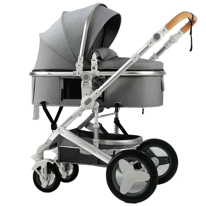 

Manufacture Lightweight Aluminum Reversible Seat Anti-Shock Infant Stroller Carriage Pram Baby Carriage 3 in 1