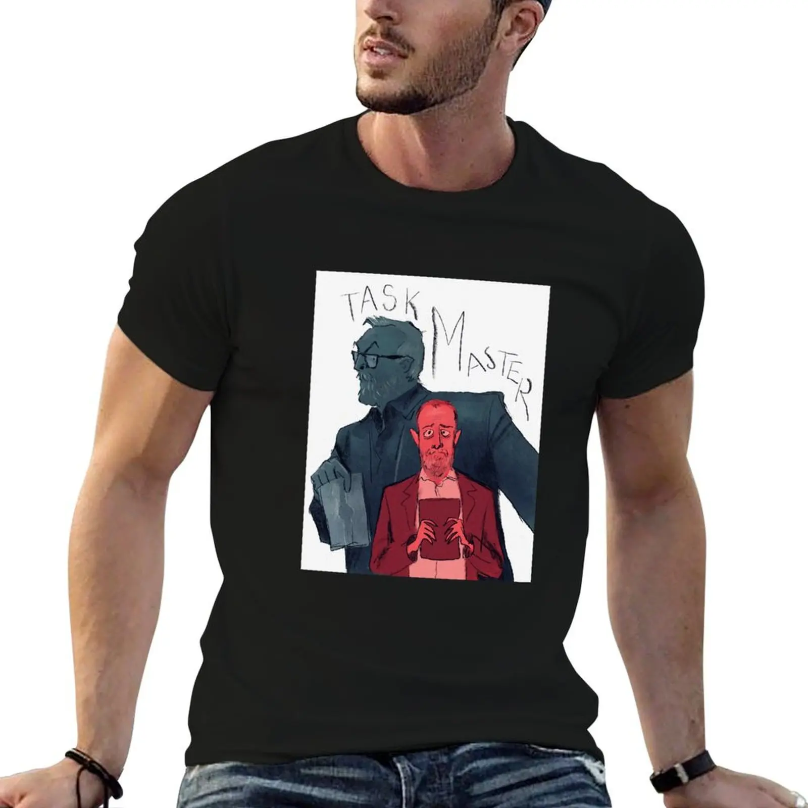 

Taskmaster T-Shirt man t shirts for men man t shirts cotton T-Shirt