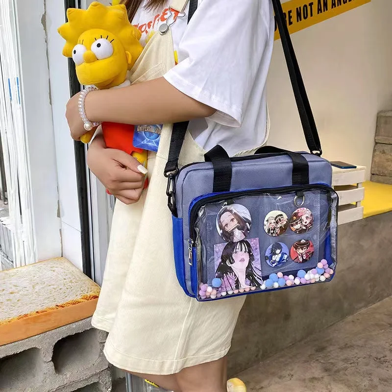 Harajuku giapponese Itabag ragazze borsa trasparente borse per studenti scolastici borsa ita borsa Tote borsa a tracolla borse a tracolla borsa per