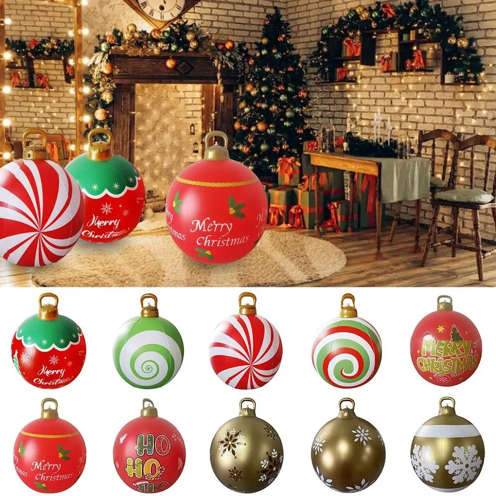 Giant 60cm Gardens Balloon PVC Decoration Christmas Ball DIY without Light XMAS Balloon Festival