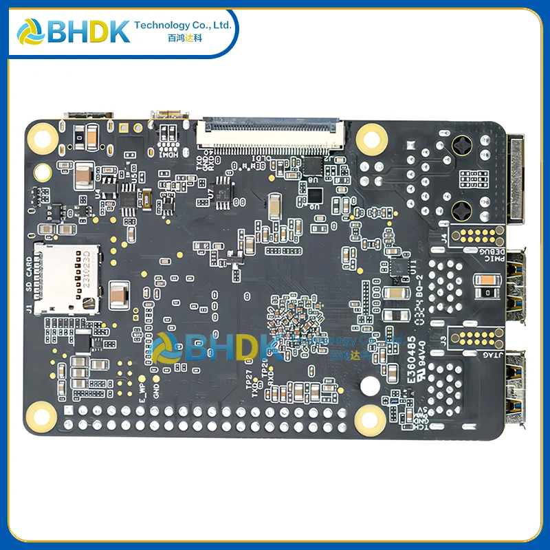 For BeagleY-AI TI AM67A Edge AI SBC 4GB LPDDR4 WiFi6 BLE5.4 Embedded Vision HMI Development Board