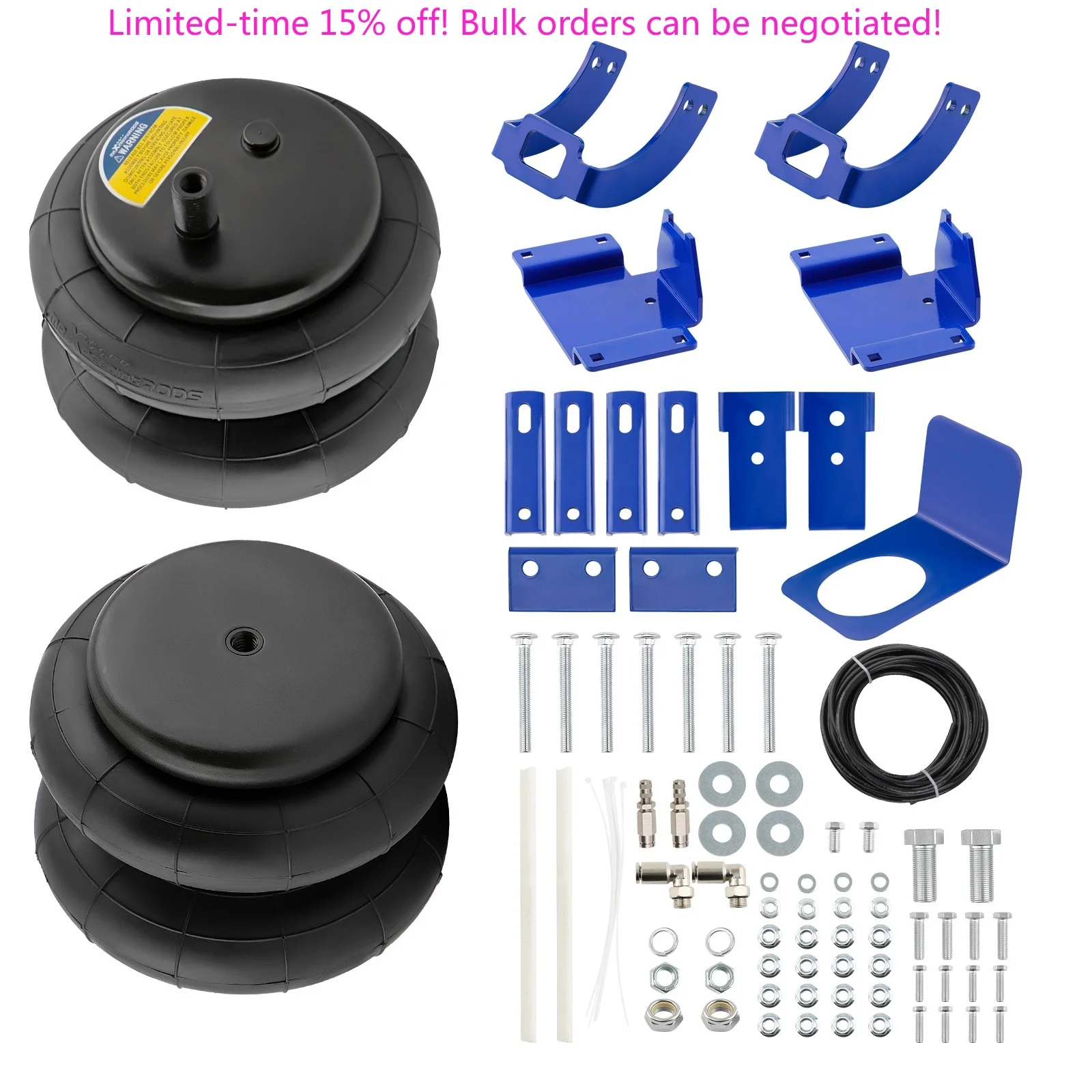 

MaXpeedingrods Rear Air Spring Suspension Bag Leveling Kit 5000lbs For Toyota Tacoma 4WD 2005-2023 4x4 Models