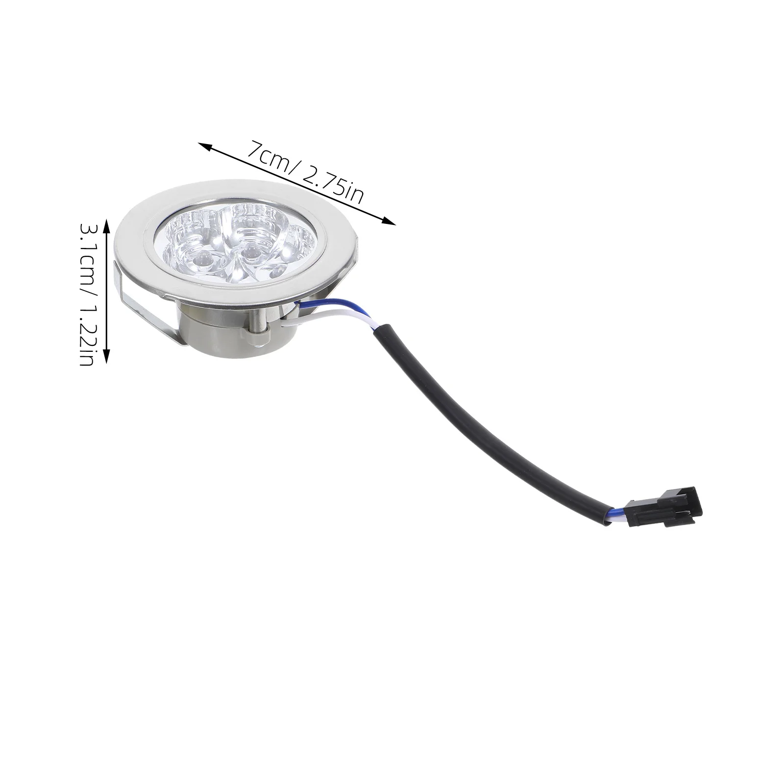 2 قطعة Led غطاء فوق البوتاجاز لإخراج الأدخنة مصابيح كهربائية 110 فولت-240 فولت للمطبخ موقد هود استبدال لمبة توفير الطاقة عمر طويل دائم الحديد Abs