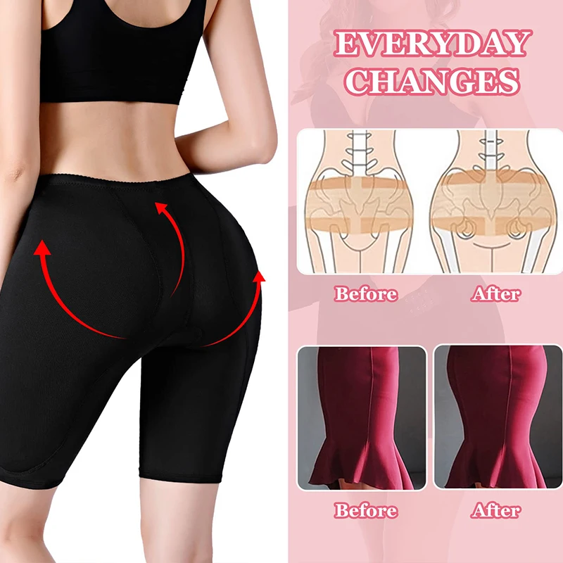 Hip Pads for Women Hip Dip Pads Fake Butt Padded Underwear Hip Enhancer Shapewear Crossdressers Butt Lifter Pad Pants Breathable