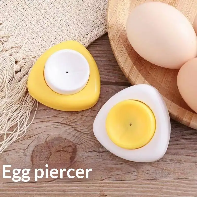 Egg Punch Needle Egg Drill Piercer Household Egg Hole Puncher Anti Crack Egg Tool For Boiled Steamed Eggs Kitchen Cooking Gadge